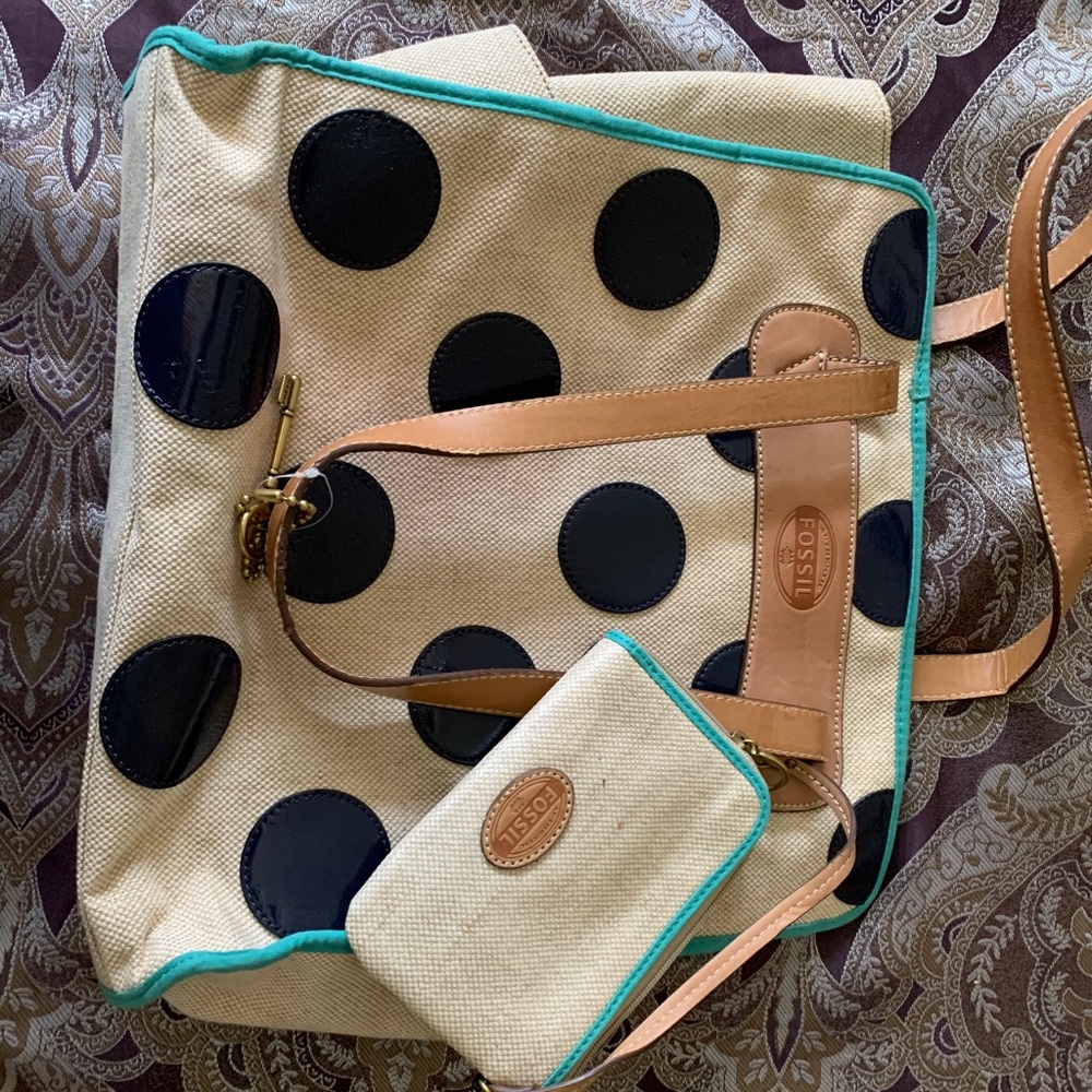 Fossil Bag and Wallet